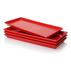 Budget 🛒 Sweese 13.8 Inch Rectangular Porcelain Serving Trays 🤩 -Sweese Elegant Shop 13.8inchesRectangularPlatters 2