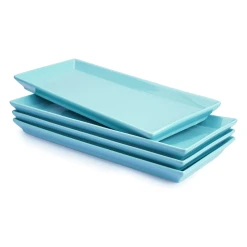 Budget 🛒 Sweese 13.8 Inch Rectangular Porcelain Serving Trays 🤩 -Sweese Elegant Shop 13.8inchesRectangularPlatters 3