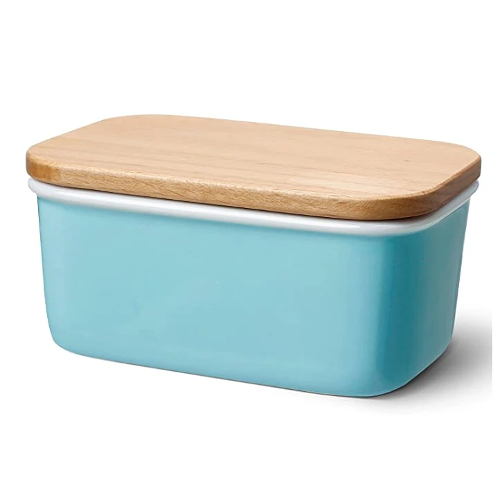 Cheap ⌛ Sweese Rectangle Butter Dish with Beech Wooden Lid ⭐ 3 Cheap ⌛ Sweese Rectangle Butter Dish with Beech Wooden Lid ⭐ - Image 3