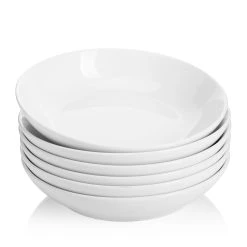 Flash Sale ⭐ Sweese White Porcelain Pasta Bowls ⌛ -Sweese Elegant Shop 26ounce pasta bowl white 5f48d470 5b7e 4d86 82aa 584a499cc68f