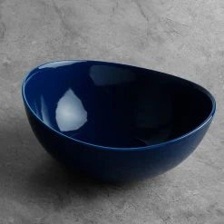 Budget ✨ Sweese Navy Curved Porcelain Bowls ✔️ -Sweese Elegant Shop 28ozbowl 2