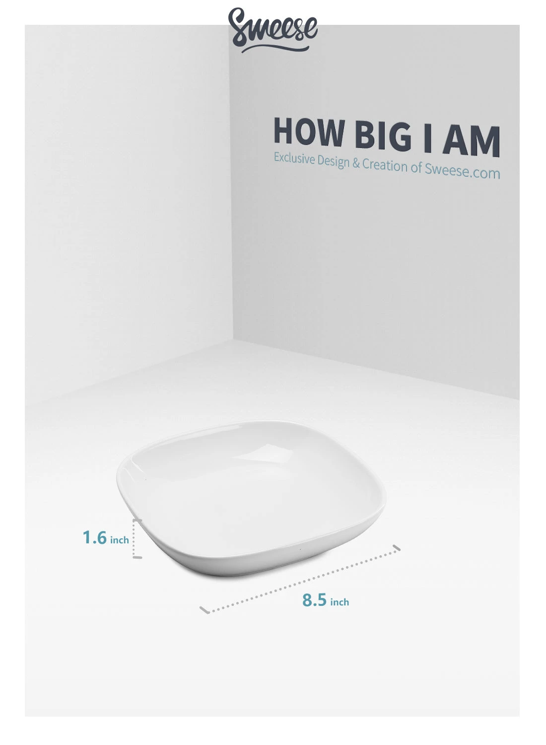 Buy ❤️ Sweese Square Porcelain Pasta Bowls 🥰 5 Buy ❤️ Sweese Square Porcelain Pasta Bowls 🥰 - Image 5