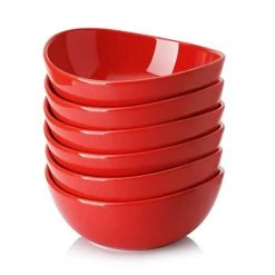 Outlet 🔔 Sweese Red Curved Porcelain Bowls 💯 -Sweese Elegant Shop 41CGE2CUEiL