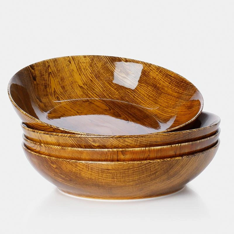 Best Pirce โค๏ธ Sweese Woodgrain Porcelain Pasta Bowls ๐คฉ 1 Best Pirce โค๏ธ Sweese Woodgrain Porcelain Pasta Bowls ๐คฉ