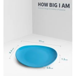 Brand new π Sweese Steel Blue Curved Porcelain Plates β€οΈ 10 Brand new π Sweese Steel Blue Curved Porcelain Plates β€οΈ -Sweese Elegant Shop 4941120a4cbb3d36d62178ab06611d0b