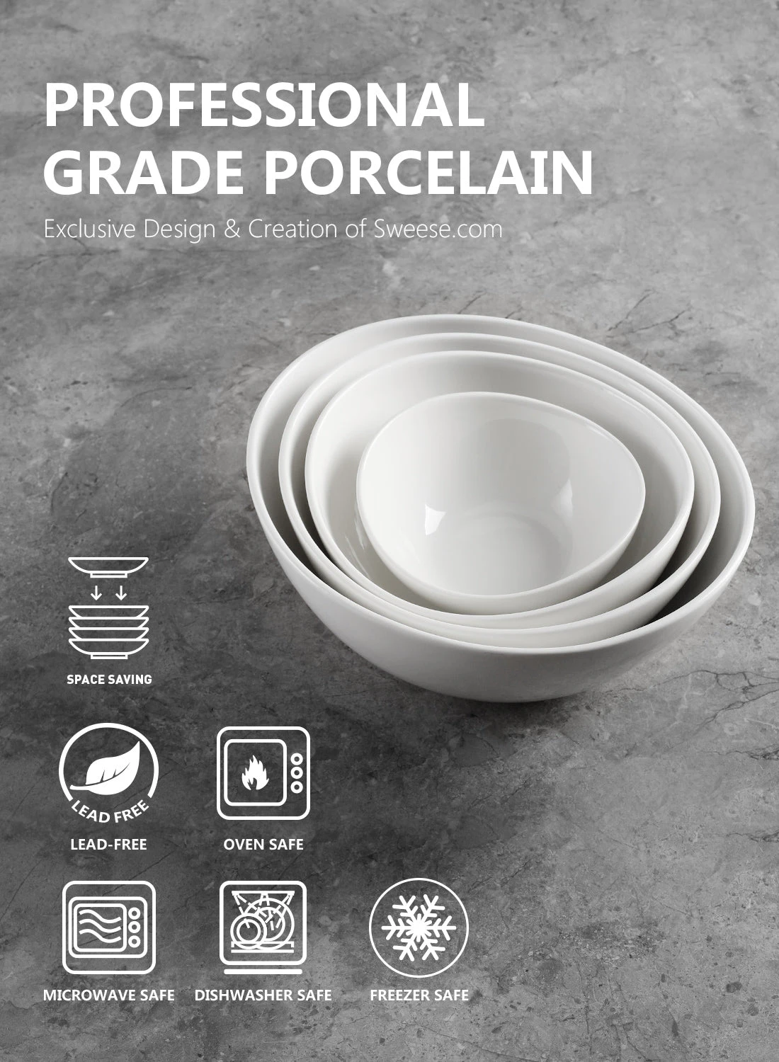 Wholesale π Sweese 4 Piece Curved Nesting Bowls β 4 Wholesale π Sweese 4 Piece Curved Nesting Bowls β - Image 4