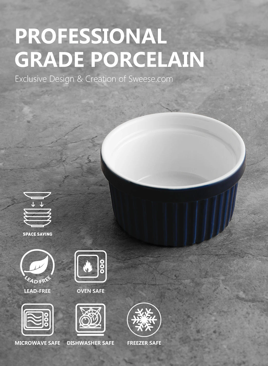 Discount β Sweese 8 Ounce Souffle Dish, Set of 4 π 4 Discount β Sweese 8 Ounce Souffle Dish, Set of 4 π - Image 4