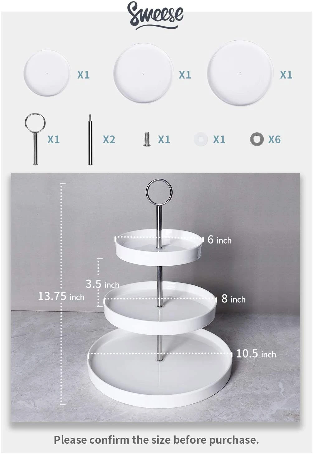 Best deal β Sweese 3-Tier Cupcake Stand π 4 Best deal β Sweese 3-Tier Cupcake Stand π - Image 4
