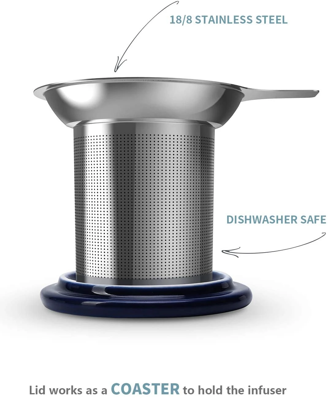 Promo π Sweese Tall Porcelain Tea Infuser π₯ 3 Promo π Sweese Tall Porcelain Tea Infuser π₯ - Image 3