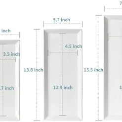 Wholesale ❤️ Sweese Porcelain Rectangular Platters, Set of 3 ❤️ -Sweese Elegant Shop 61JxY 4rJoL. AC SL1500 f4eb29fe 9758 4758 8b87 6c0a51584725