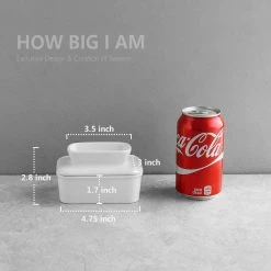 Coupon ⌛ Sweese White French Butter Keeper Crock ✔️ -Sweese Elegant Shop 71UwzzRYIvL. AC SL1500