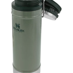 Hot Sale ⭐ Stanley Classic Travel Mug French Press | 16 OZ ❤️ -Sweese Elegant Shop B2B Large PNG Classic Vacuum Travel Press 16oz Hmrtne Grn open