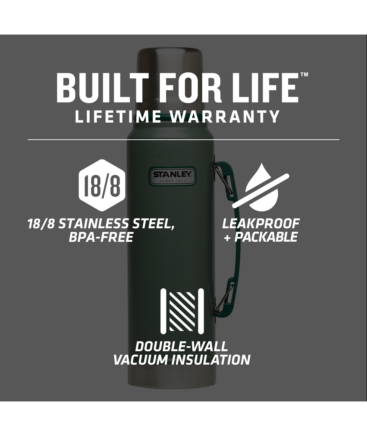 Best Sale 𧨠Stanley Classic Legendary Bottle | 1.1 QT β 6 Best Sale 𧨠Stanley Classic Legendary Bottle | 1.1 QT β - Image 6