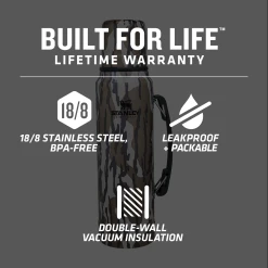 New 👍 Stanley Heritage Classic Bottle | Bottomland | 1.1 QT ⌛ -Sweese Elegant Shop B2B Web PNG STAN 1 1QT HERITAGE VAC BTL Bottomland PT01