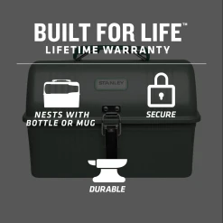 Promo 🎁 Stanley Classic Lunch Box | 5.5 QT ✔️ -Sweese Elegant Shop B2B Web PNG STAN 5 5QT CLASSIC LUNCH BOX H GREEN PT01