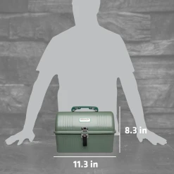Promo 🎁 Stanley Classic Lunch Box | 5.5 QT ✔️ -Sweese Elegant Shop B2B Web PNG STAN 5 5QT CLASSIC LUNCH BOX H GREEN PT04