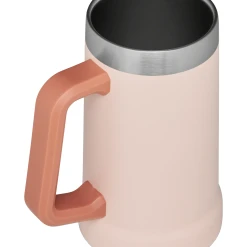 Wholesale 👏 Stanley Adventure Big Grip Beer Stein | 24 OZ ⌛ -Sweese Elegant Shop B2B Web PNG The Big Grip Beer Stein 24OZ Limestone Hero Back