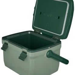 New ⌛ Stanley Adventure Easy Carry Lunch Cooler | 7 QT ✨ -Sweese Elegant Shop B2B Web PNG The Easy Carry Outdoor Cooler 7QT Stanley Green Hero Open