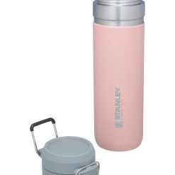 Hot Sale ✨ Stanley 1913 The Quick Flip Go Bottle | 24 OZ ⭐ -Sweese Elegant Shop B2B Web PNG The GO Quick Flip Water Bottle Blush 24oz Exploded
