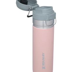 Hot Sale ✨ Stanley 1913 The Quick Flip Go Bottle | 24 OZ ⭐ -Sweese Elegant Shop B2B Web PNG The GO Quick Flip Water Bottle Blush 24oz Hero Open