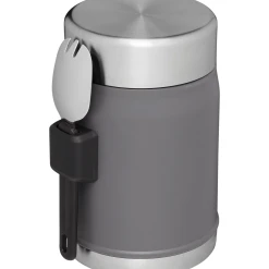 Sweese Elegant Shop -Sweese Elegant Shop B2B Web PNG The Legendary Food Jar Spork 0 4L Charcoal Hero Back