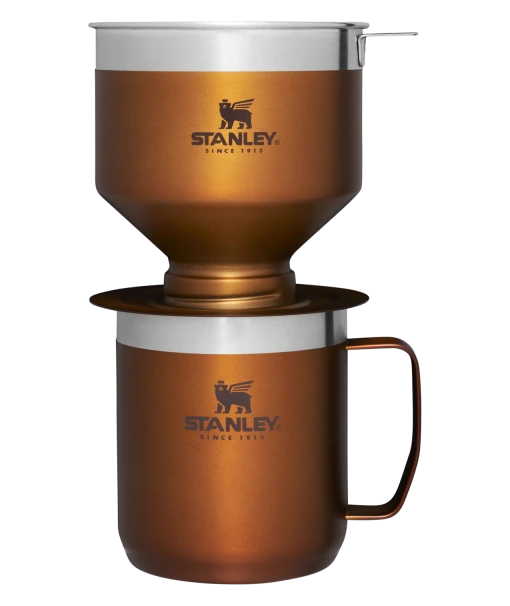 Top 10 👍 Stanley Classic Perfect-Brew Pour Over Set 🛒 -Sweese Elegant Shop B2B Web PNG The Perfect Brew Pour Over Set 12OZ Maple Glow Front