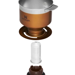 Top 10 👍 Stanley Classic Perfect-Brew Pour Over Set 🛒 -Sweese Elegant Shop B2B Web PNG The Perfect Brew Pour Over Set 12OZ Maple Glow Hero Exploded