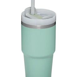 New 😍 Stanley The Quencher H2.0 FlowState™ Tumbler | 20 OZ 🌟 -Sweese Elegant Shop B2B Web PNG The Quencher H2 O FlowState Tumbler 20oz Eucalyptus Hero Back