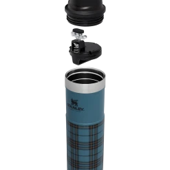 Promo 🔔 Stanley The Vintage Loom Trigger-Action Travel Mug | 20 OZ ✨ -Sweese Elegant Shop B2B Web PNG The Trigger Action Travel Mug 20OZ Balsam Plaid Exploded