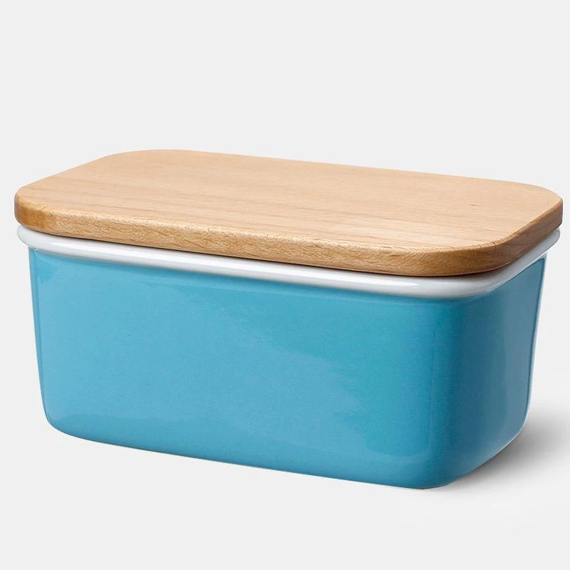 Cheap ⌛ Sweese Rectangle Butter Dish with Beech Wooden Lid ⭐ 4 Cheap ⌛ Sweese Rectangle Butter Dish with Beech Wooden Lid ⭐ - Image 4