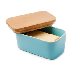 Wholesale 🤩 Sweese Airtight Butter Dish with Beechwood Lid ⌛ -Sweese Elegant Shop Ceramicbutterdish 1 9fd770dc bc5a 45af b2a0 e468d857cf93