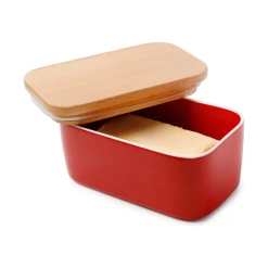 Wholesale 🤩 Sweese Airtight Butter Dish with Beechwood Lid ⌛ -Sweese Elegant Shop Ceramicbutterdish 9c42e0e5 24d8 49bd a141 5c8da0eb07d5