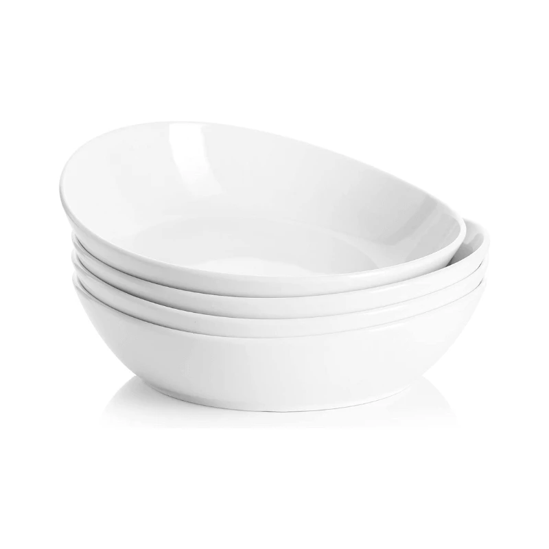New ❤️ Sweese Curved Ceramic Pasta Bowls 🥰 1 New ❤️ Sweese Curved Ceramic Pasta Bowls 🥰