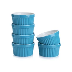 Promo 🌟 Sweese Steel blue Cupcake Ramekins ⭐ -Sweese Elegant Shop Ceramicramekins 2