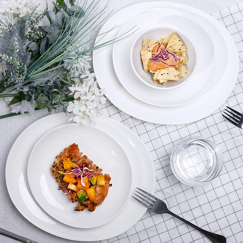 Deals โ Sweese White Curved Porcelain Plates ๐ฅ 2 Deals โ Sweese White Curved Porcelain Plates ๐ฅ - Image 2