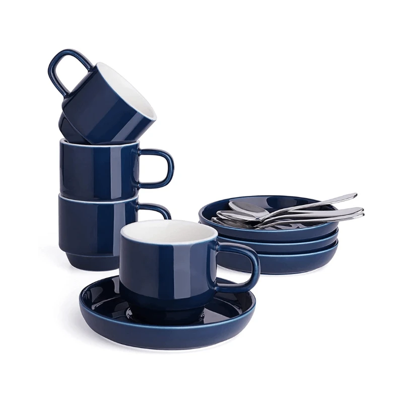 Brand new βοΈ Sweese Espresso Cups with Saucers and Spoons π 4 Brand new βοΈ Sweese Espresso Cups with Saucers and Spoons π - Image 4