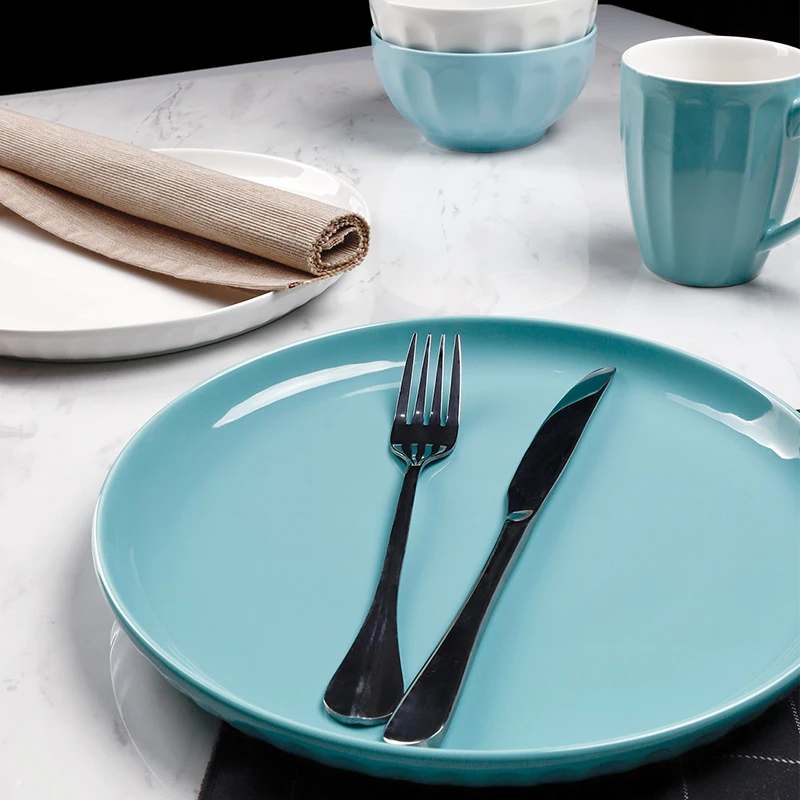 Cheap π Sweese Hot Assorted Fluted Round Porcelain Plates β¨ 2 Cheap π Sweese Hot Assorted Fluted Round Porcelain Plates β¨ - Image 2