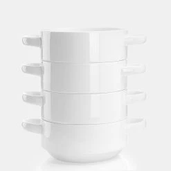 Wholesale 😉 Sweese Porcelain Soup Bowls with Handles 🔔 -Sweese Elegant Shop Lug soup bowl