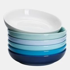 Outlet 🔥 Sweese Blue Assorted Porcelain Pasta Bowls 🧨