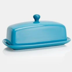 Outlet ⭐ Sweese Porcelain Rectangle Butter Dish with Lid ✔️ -Sweese Elegant Shop Porcelain Butter Dish with Lid Steel Blue 1024x1024 2951d51e 39e8 4797 97f4 c567a3b169ba