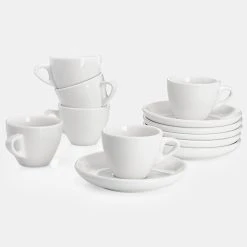 Best Pirce 🎉 Sweese Porcelain Espresso Cups with Saucers 🥰