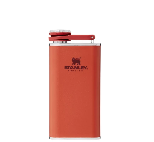 Outlet ✔️ Stanley Classic Easy Fill Wide Mouth Flask | 8 OZ 😀 -Sweese Elegant Shop The Easy Fill Wide Mouth Flask 8oz Cinnamon Front