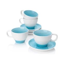 Cheap βοΈ Sweese Gradient Tea Cups and Saucers β¨