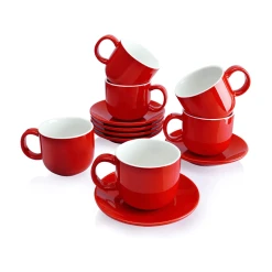 Best reviews of 🔔 Sweese 6 Ounces Porcelain Cappuccino Cups with Saucers ✨ -Sweese Elegant Shop cupswithsaucers 3