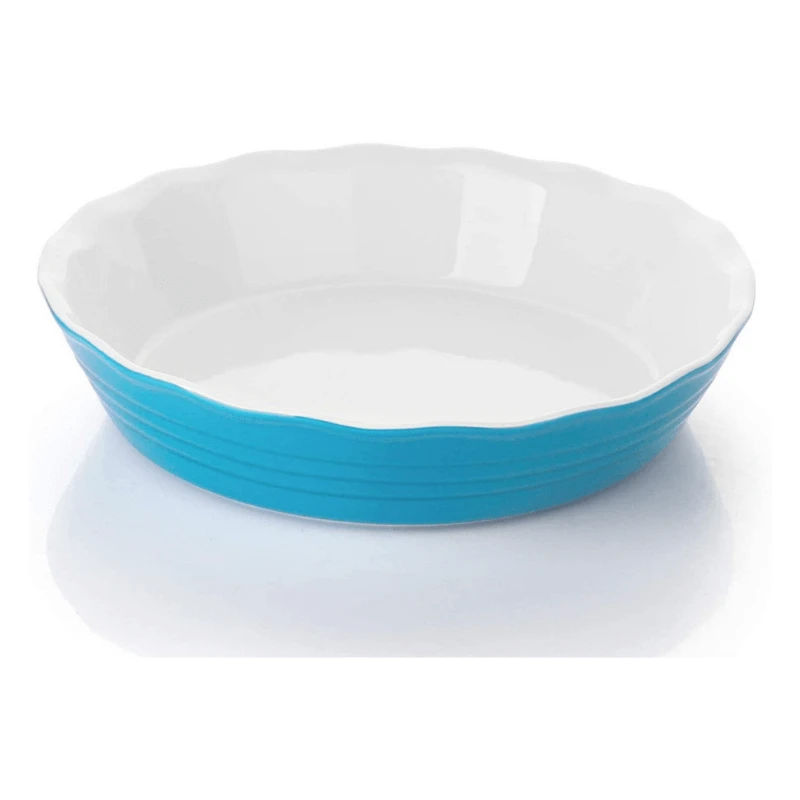 Outlet β¨ Sweese Color Porcelain Pie Plate with Ruffled Edge π 7 Outlet β¨ Sweese Color Porcelain Pie Plate with Ruffled Edge π - Image 7