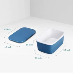 Budget 😉 Sweese Porcelain Butter Dish with Lid ❤️ -Sweese Elegant Shop porcelainbutterdishwithlidsize