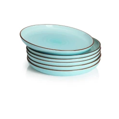 Best Pirce ⭐ Sweese Gradient Porcelain Plates, Set of 6 👍 -Sweese Elegant Shop porcelainplates 1