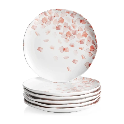 Hot Sale 🔔 Sweese Rose Porcelain Plates ⌛ -Sweese Elegant Shop rosedessertplates