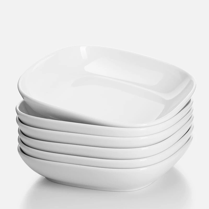 Buy ❤️ Sweese Square Porcelain Pasta Bowls 🥰 1 Buy ❤️ Sweese Square Porcelain Pasta Bowls 🥰