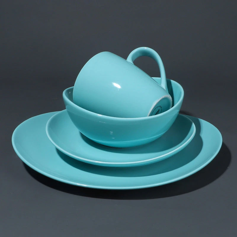 Flash Sale β€οΈ Sweese Turquoise Curved Porcelain Plates π 2 Flash Sale β€οΈ Sweese Turquoise Curved Porcelain Plates π - Image 2